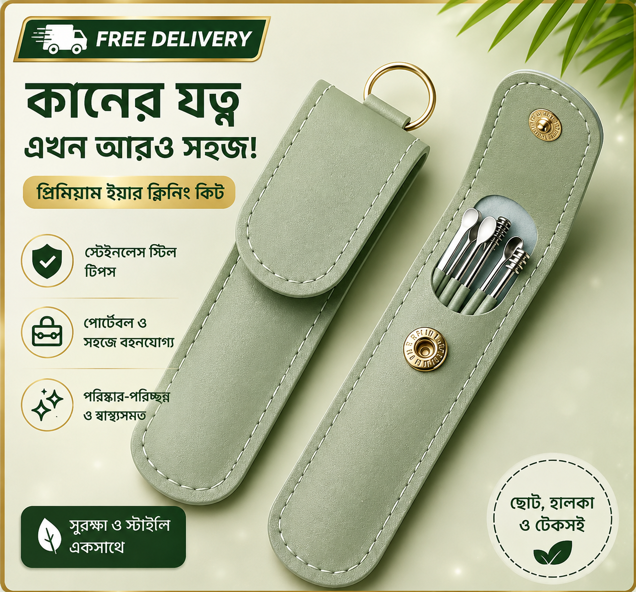 3PSC Premium Ear Cleaning Kit | কানের যত্ন এখন আরও সহজ!
